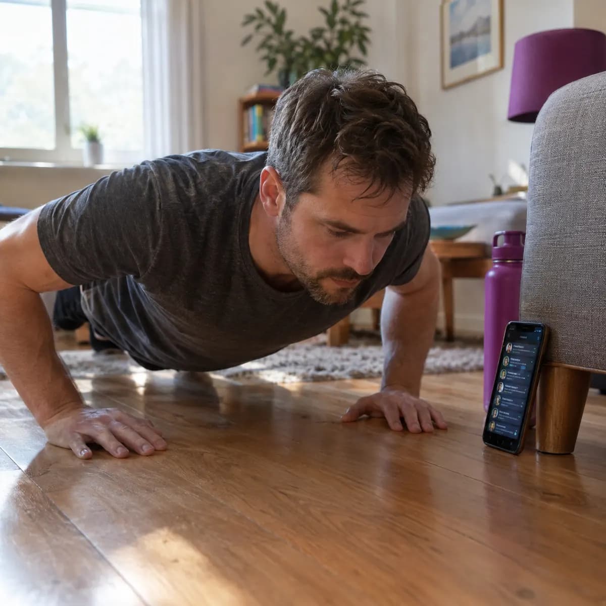 200 push-up ladder
